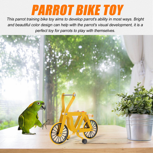 Divertido Juguete Para Bicicleta Con Forma De Loro, Juguete