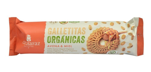 Caja X 15 Galletitas Orgánicas Cachafaz Avena & Miel X 170