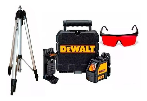 Nível Laser Dewalt Dw088k C/ Maleta E Base Magnética+brindes