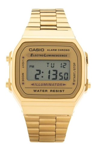 Imagen 1 de 2 de Reloj Casio A168w  Retro Dama 100% Original Garantia 12 Ms