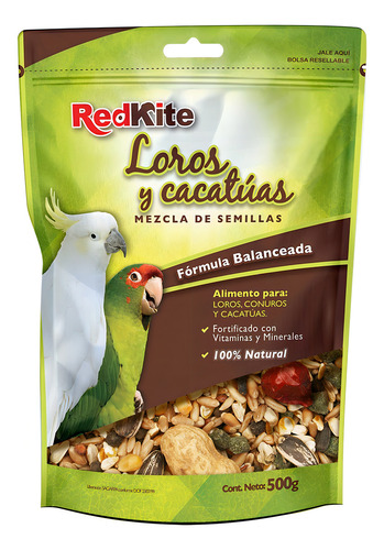 Mezcla De Semillas Para Aves Loros Y Cacatuas 500gr 3 Piezas