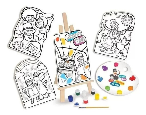 Imagem 4 de 4 de Kit De Pintura Mundo Bita - Nig