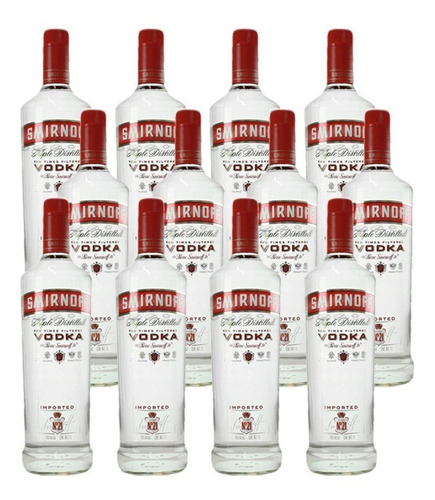 Vodka Smirnoff 750 Ml (12 Pack)