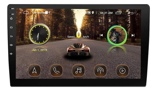 Estéreo Coche Android 10 Pulgadas Con Doble Din Gps