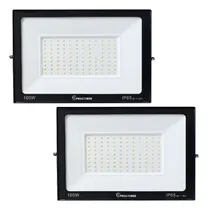 Comprar Pack X 2 Reflectores Led 100w Exterior Proyector 