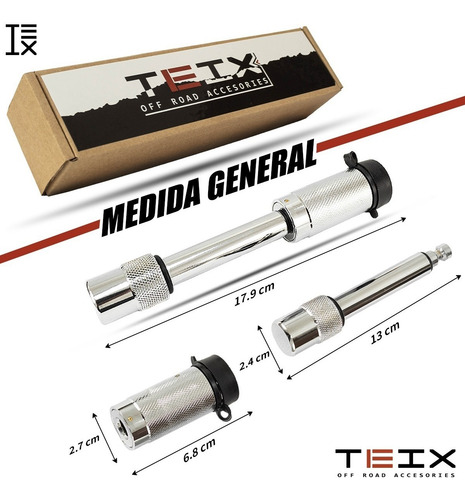 Imagen 3 de 8 de Candado Perno Para Tiron Remolque Universal Teix