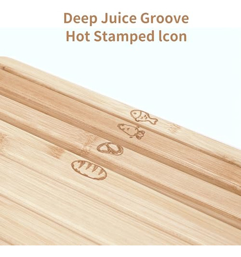 Set De Tablas De Cortar De BambĂș Con Soporte, Set De Tablas