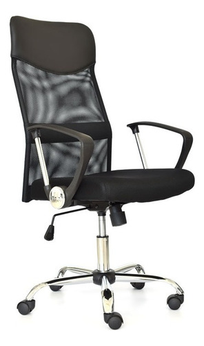 Silla Para Oficina Ejecutiva Ergonomica Estudio Modelo Seul Color Negro