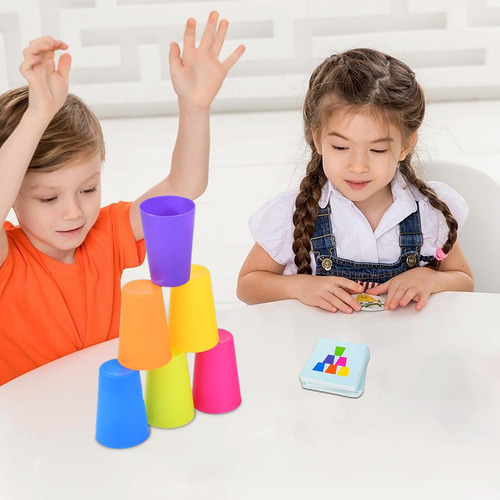 Juego De Vasos Apilables Quick Cups Juegos Para Niños Intell