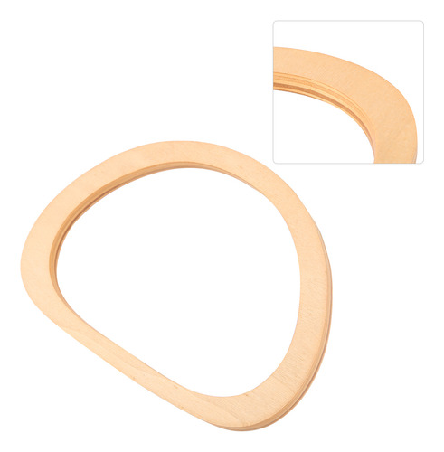 Bolso De Madera Con Asa De 2 Piezas Pequeñas Para Hacer Tú M