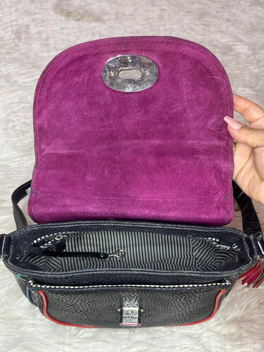 Cartera Bandolera De Cuero Jackie Smith Dear Crossbody Negro Cuero Níquel Negro (Usado)