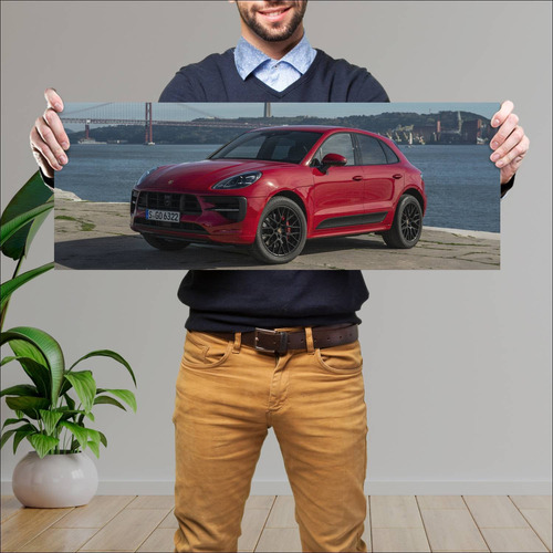 Cuadro 30x80cm Auto 2020 Porsche Macan Gts Auto 392