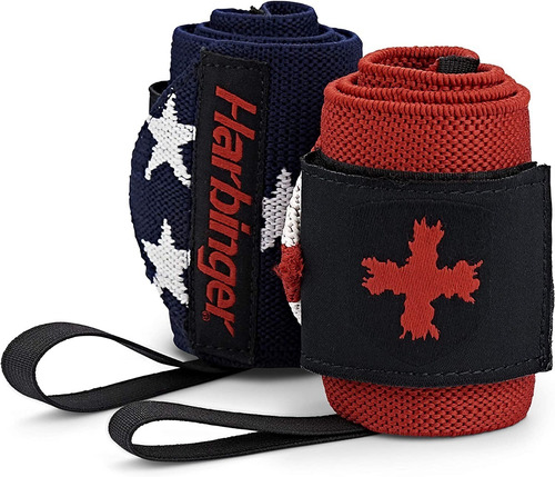 Muñequeras Red Line Wrist Wraps Black/red Harbinger Sport