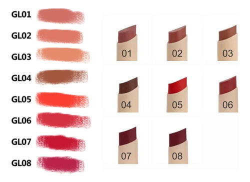 Batom Cream Matte Ruby Rose Cor Gl01