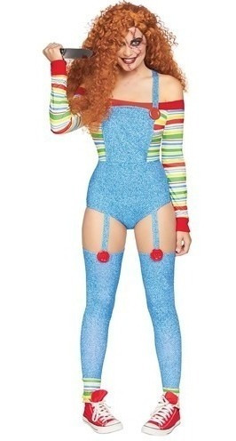 Disfraz De Chucky Muñeca Muñeco Diabolico Para Damas Mujer Envio Gratis