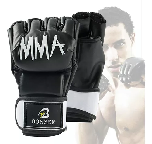 Mma Muay Thai/guantes Mitone De Boxeo Piel Entrenamiento Ufc