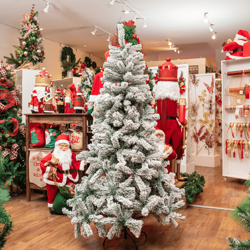 Arvore De Natal 210cm Luxo Alpina Nevada 900 Galhos Pinheiro