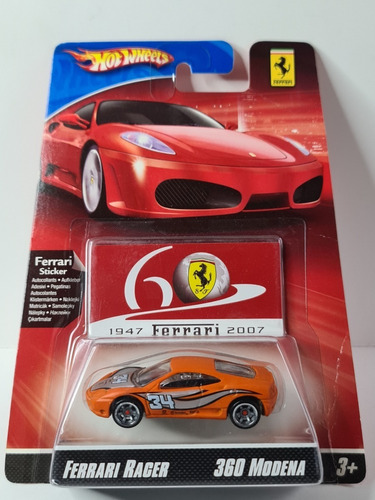 Ferrari Racer 360 Modena 2007 Hot Wheel Nuevo Misrecuerdosmx