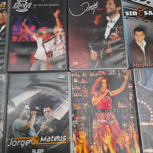Imagem 3 de 7 de Dvd Lote Música Sertaneja 15 Unidades Originais Ler