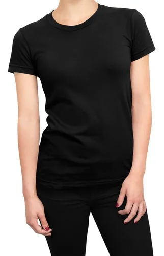 Playeras negras mujer sales