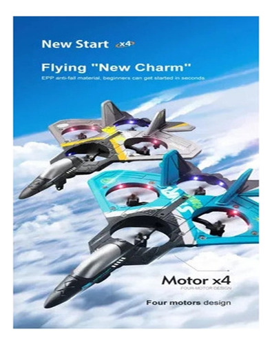 M Drone Rc Plane Aero Jet Con Cámara 2,4