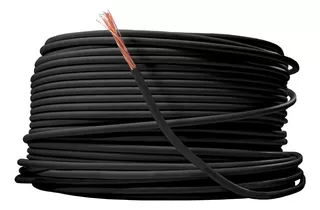 Cable Electrico Cca Calibre 10 Negro 50 Metros