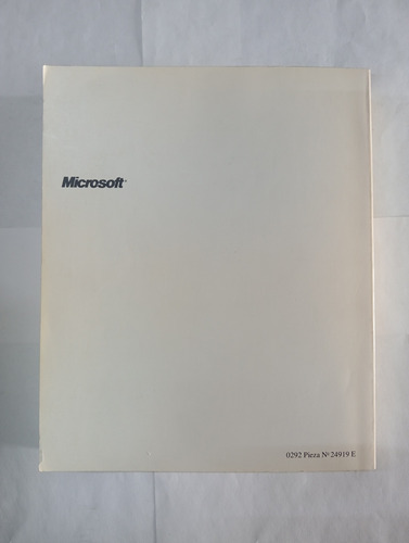 Manual Del Usuario De Microsoft Windows (Usado)