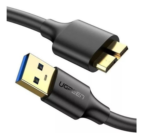 Cable Usb 3.0 A Micro B 50 Cm Para Disco Externo Ugreen 