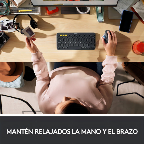 Mouse Inalámbrico Logitech Ergo M575 Negro Trackball
