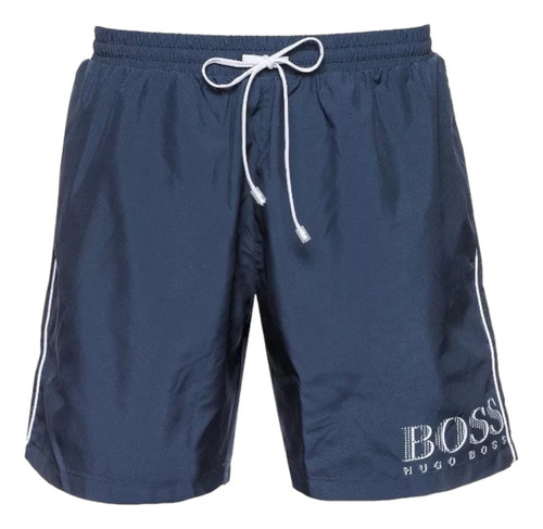 Short Hugo Boss De Baño Color Azul 100% Original Y Nuevo