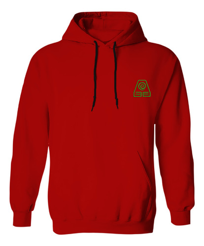 Sudadera Con Gorro Bordada Elementos Agua Aire Fuego Tierra