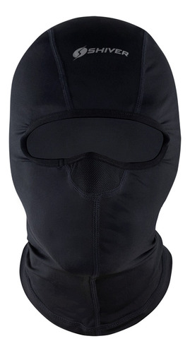 Balaclava Motoqueiro Shiver Térmica Moto Touca Ninja Frio Cor Preto