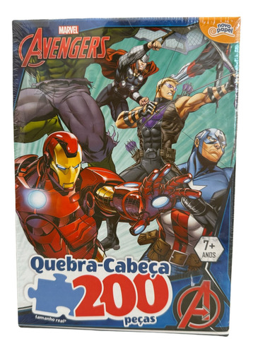 Quebra Cabeça Marvel Os Vingadores 200 Peças - Toyster 8041