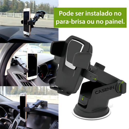 Soporte Giratorio Y Extensible Para Teléfono Móvil -plateado