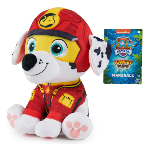 Peluche Marshall 20 Cm - Paw Patrol Jungle Pups