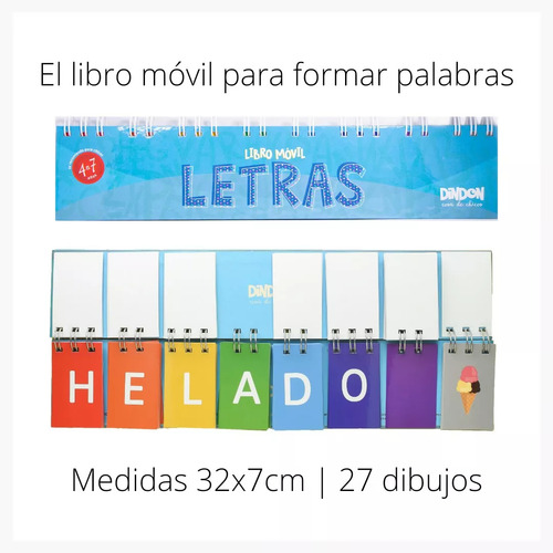 Imagen 3 de 7 de Libro movil de letras de Dindon Cosa de Chicos