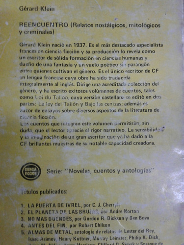 Imagen 2 de 3 de Reencuentro * Gerald Klein * Lidiun *