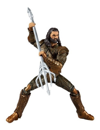Imagen 2 de 7 de Aquaman Figura De Coleccion Dc Multiverse Justice League