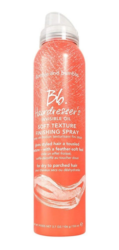 Bumble And Bumble Peluquería Soft Texture Acabado Spray 3.7