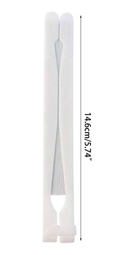 Chinese White Paper Fan Round Heart-shaped Folding Fan Plast
