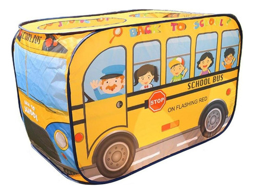 . Juguete De Autobús Escolar For Acampar En La Playa