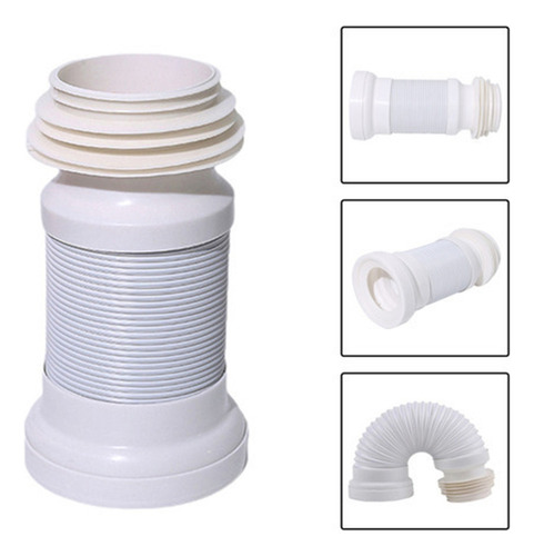 Conector De Vaso Sanitário Forte E Flexível Wc White Toilet