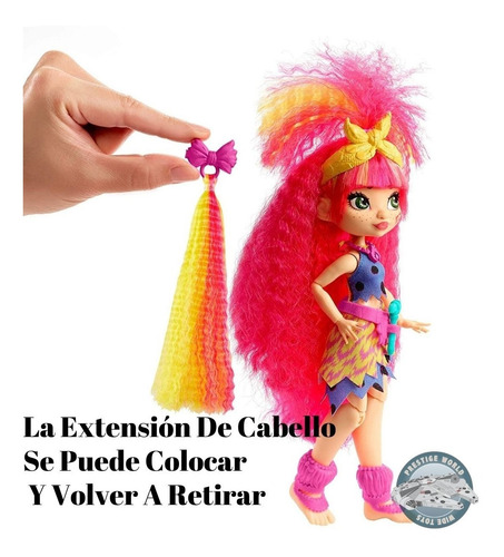 Mattel Cave Club Muñeca Prehistóricas Emberly Con Dino Nuevo