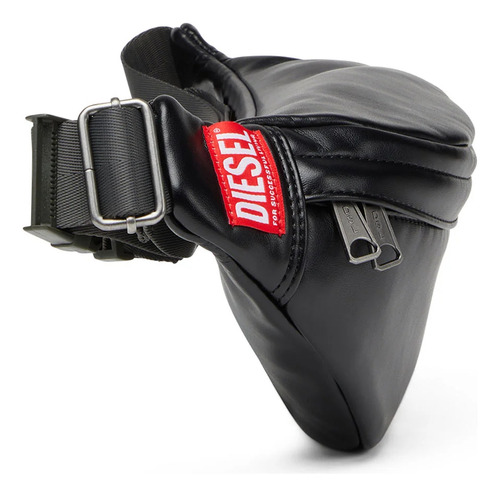 Riñonera Negra Diesel Original Negro Lisa