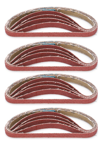 Cinto De Lixa 330x10mm 20 Peças De Fita Abrasiva De Lixar