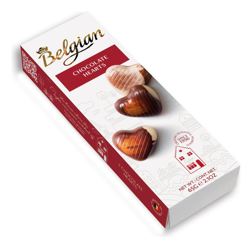 Bombones De Chocolates Belgian Forma De Corazones