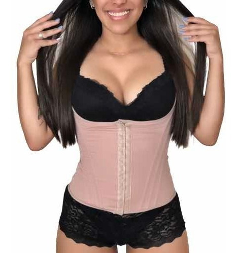 Cinta Modeladora Colete 12 Barbatanas Corselet Redutora 