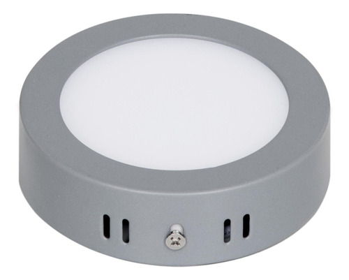 Plafon Redondo, Moderno, 6w, 6500k, Led, Gris, Volteck 47346