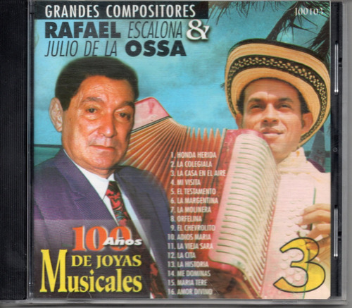 Rafael Escalona Julio Ossa Compositores Cd Ricewithduck