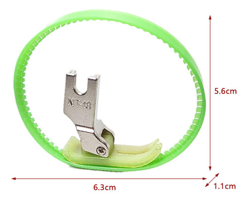 Prensatelas De Anillo Para Máquina Anillo Único Izquierdo